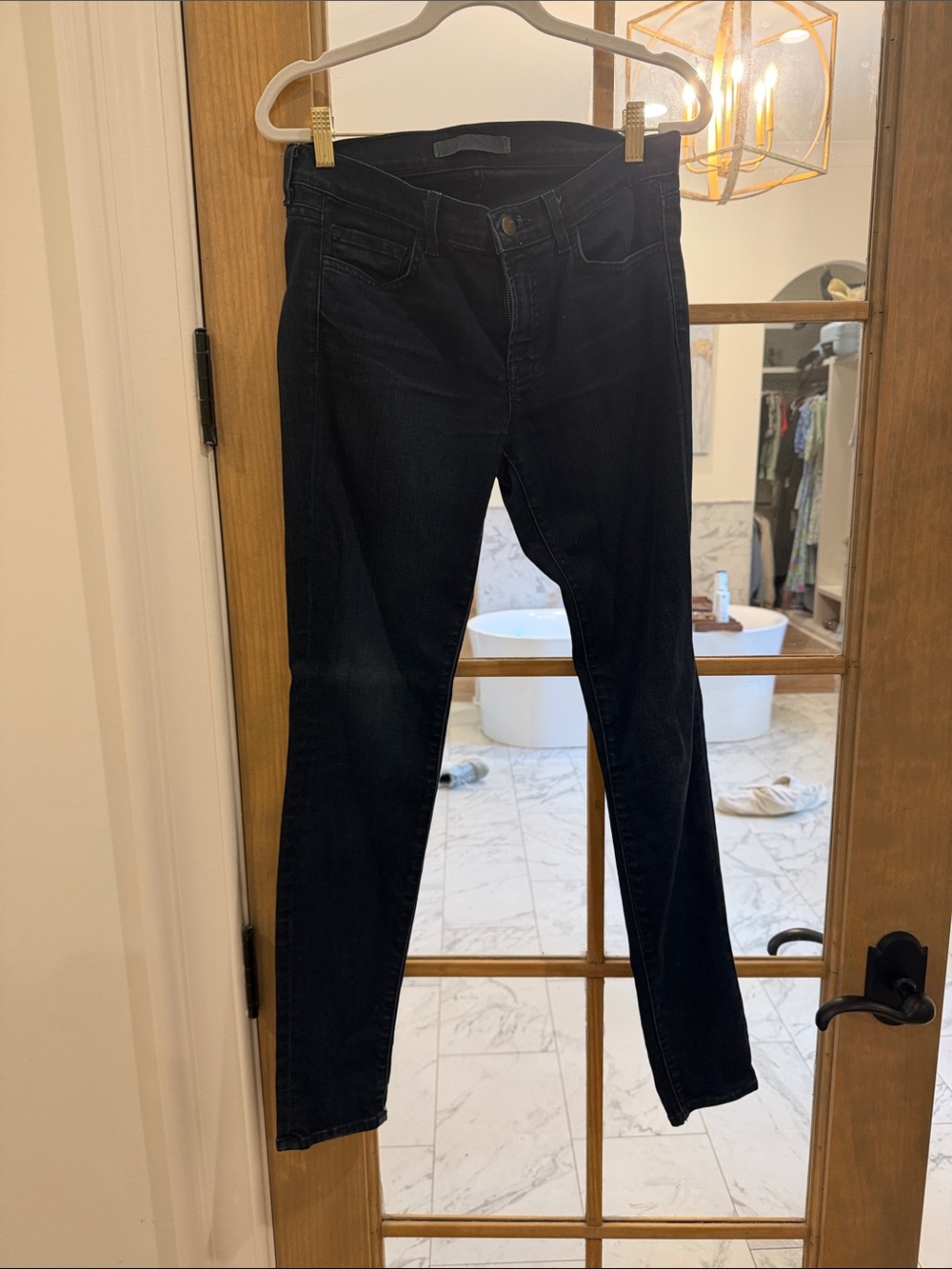 J Brand Men’s Skinny Jeans in Black